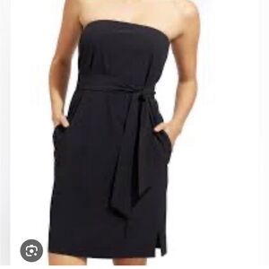 Athleta strapless dress excellent condition built in bra sz 6